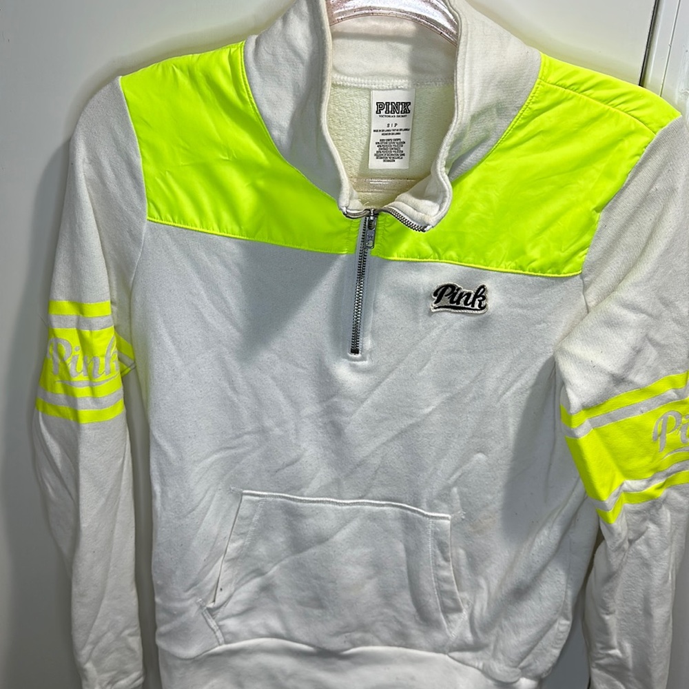 Pink vs half zip